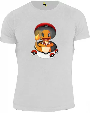 Camiseta "Charmander Pokeball"