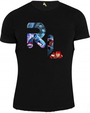 Camiseta "RL ft MARVEL Black"