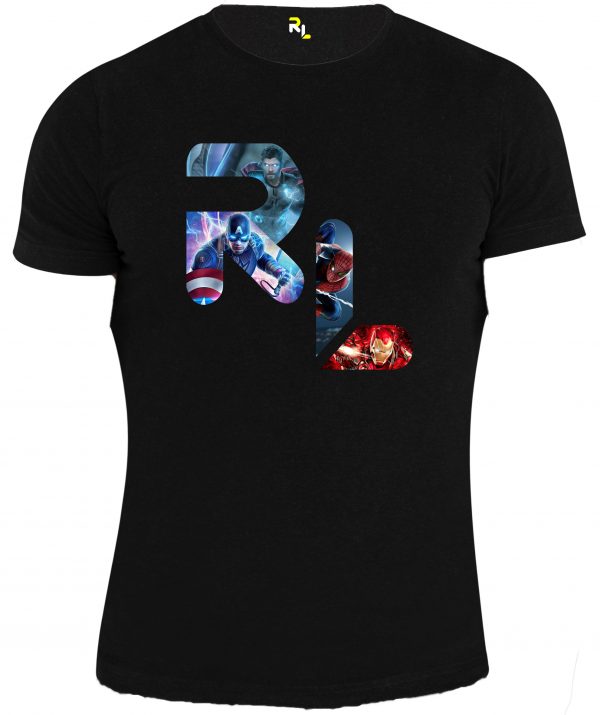Camiseta "RL ft MARVEL Black"