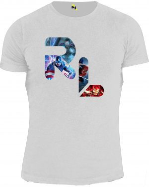 Camiseta hombre "RL ft MARVEL White"