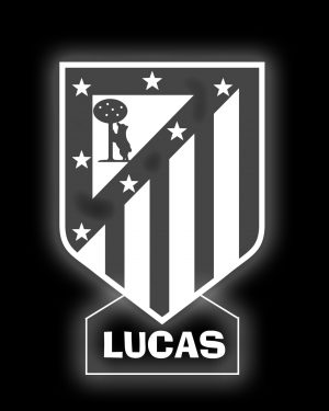 Lámpara LED personalizable - Atlético de Madrid