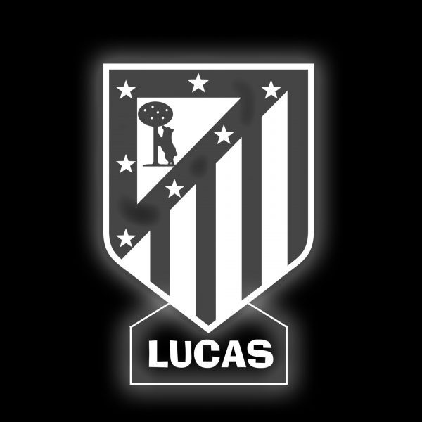 Lámpara LED personalizable - Atlético de Madrid