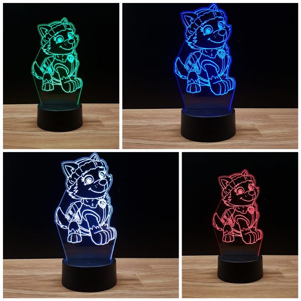 Lámpara LED personalizable - Patrulla Canina (Varios modelos)