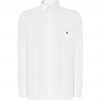 Camisa blanca bordada (repele líquidos) - Imagen 2