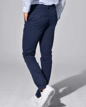 Pantalón chino azul marino